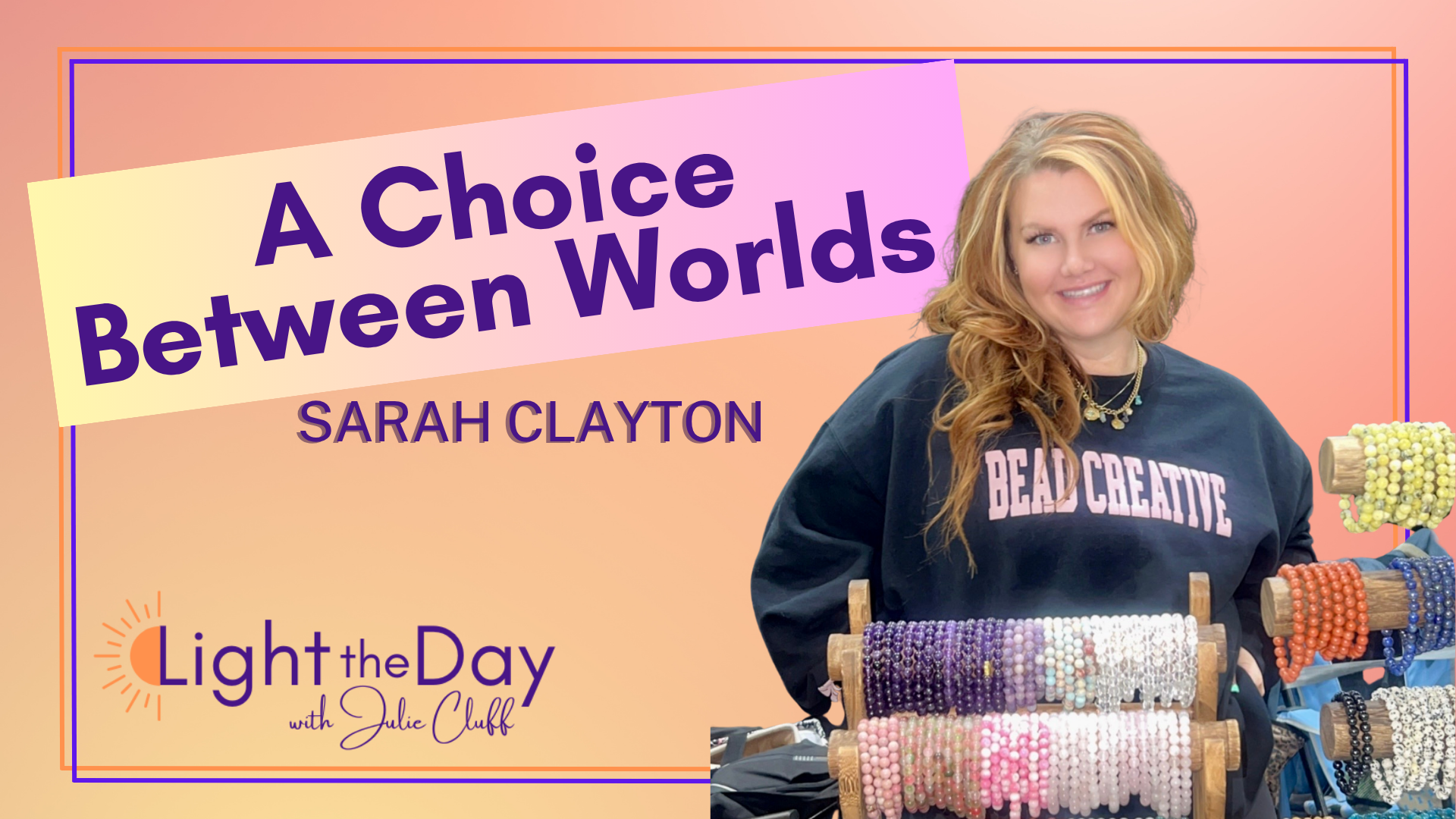 A choice between worlds, her grandmother appeared suddenly with Sarah Clayton